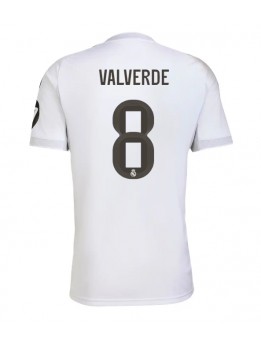 Real Madrid Federico Valverde #8 Replika Hemmakläder 2025-26 Kortärmad